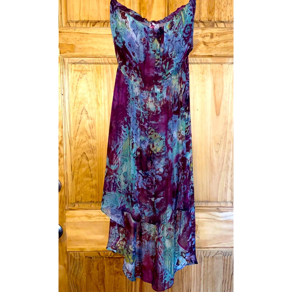 Cinnamon Girl Hawaii - Silk strapless dress Sz XS